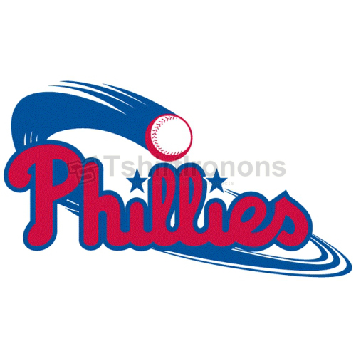 Philadelphia Phillies T-shirts Iron On Transfers N1810 - Click Image to Close